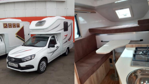 Lada bouwt een complete camper voor minder dan 20 ruggen