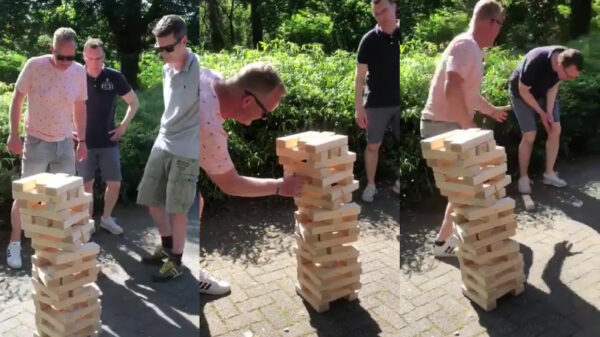 Jenga blijkt slecht voor je scrotum