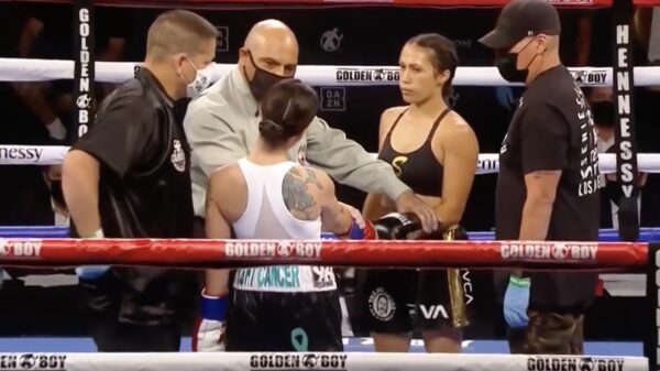 Even een throwback naar de snelste K.O. in het vrouwenboksen everooit