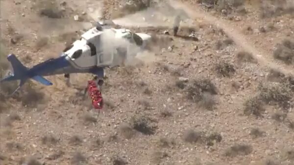 74-jarige wandelaarster draait de hele avondje rondjes dankzij helikopter