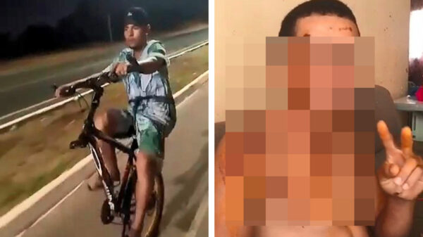 Juan heeft op zijn fiets helemaal geen voorwiel nodig, toch?