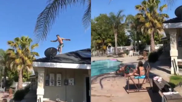 In het zwembad springen gaat niet altijd van een leien dakje