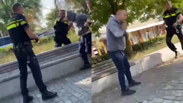 5 agenten nodig om agressieve mafkees in Tilburg naar de grond te krijgen