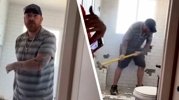 Als je deze aannemer niet betaalt dan sloopt 'ie net zo makkelijk je nieuwe badkamer