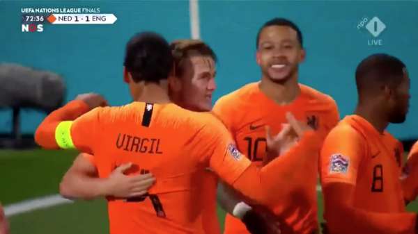 Het Nederlands Elftal knikkert met 3-1 Engeland uit de Nations League en staat in de finale!