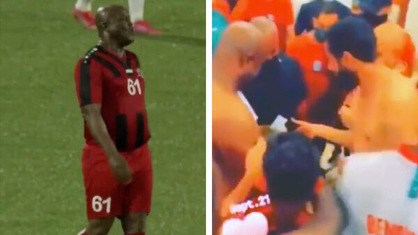 Vicepresident Suriname geeft zichzelf basisplaats in wedstrijd en deelt geld uit aan tegenstanders