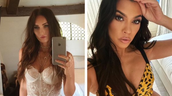 Megan Fox en Kourtney Kardashian weten wel hoe ze ondergoed moeten verkopen: zonder topjes