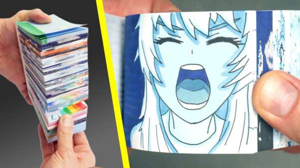 Andymation komt met fantastische anime flipbook van slechts 1 minuut!