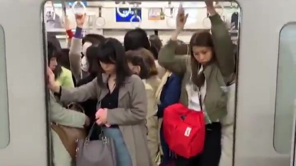 Trein-viespeuken zijn in Japan een levensgroot probleem