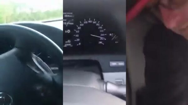 Crashpiloot filmt zelf hoe hij met 260 km/h zijn Lexus niet in bedwang houdt