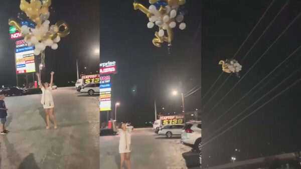 Vrouwelijke straatterrorist zorgt dat de hele straat zonder stroom komt te zitten