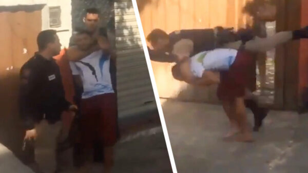 Houd altijd rekening met een onverwachte judomove als je een Braziliaan arresteert