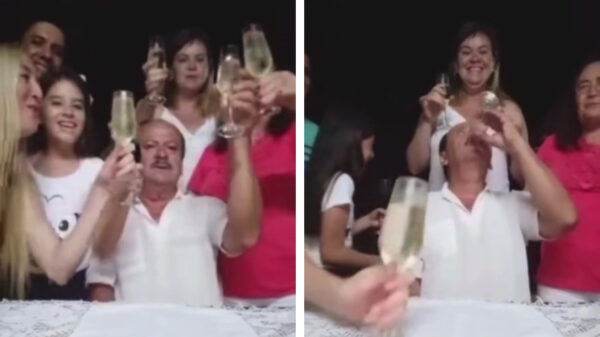Even gezellig proosten met opa blijkt pijnlijke aangelegenheid