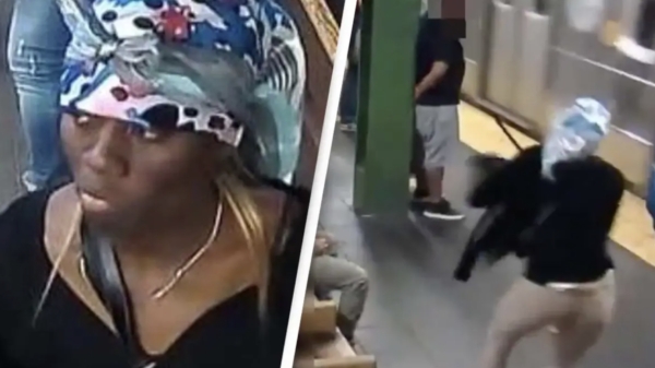 Vrouw aangeklaagd voor poging tot moord nadat ze uit het niets iemand voor de metro duwde