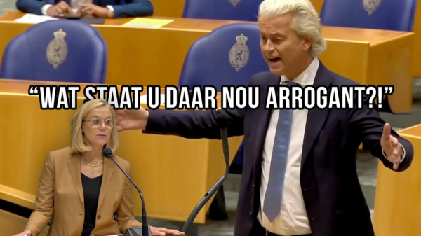 Wilders gaat los op 'arrogante en zenuwachtig lachende' Sigrid Kaag