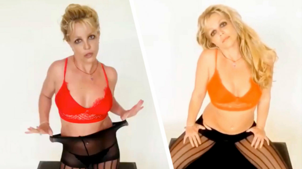 Verrassend: Britney Spears doet weer eens raarrrr voor de camera