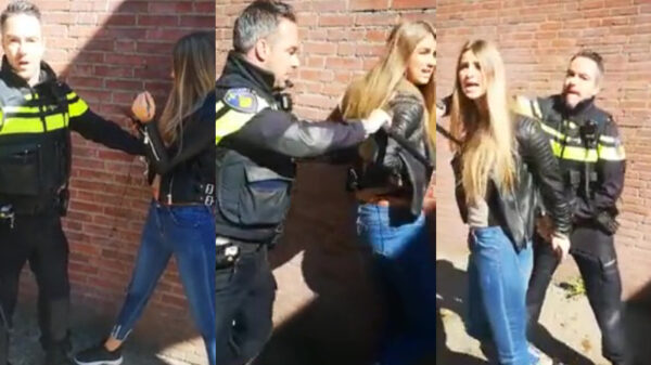 Oom agent laat irritante pubertrutjes kennismaken met de gummiknuppel