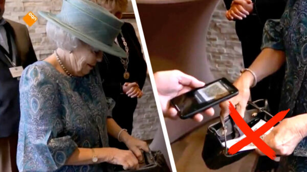 Papieren QR-code van Prinses Beatrix werkt niet maar ze mag toch doorlopen