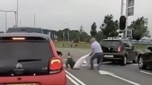 Verkeersfittie loopt uit op een oer-Hollandse knokpartij voor het stoplicht