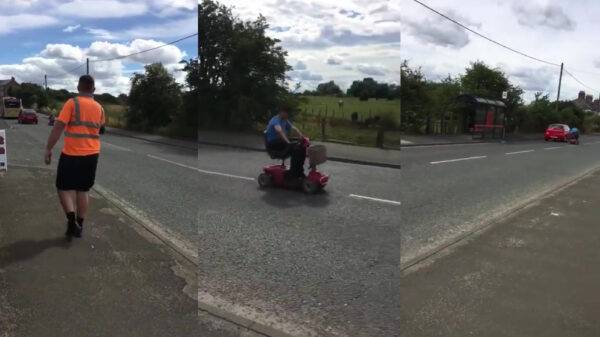 Van deze scootmobiel zou zelfs Jeremy Clarkson een halfje krijgen