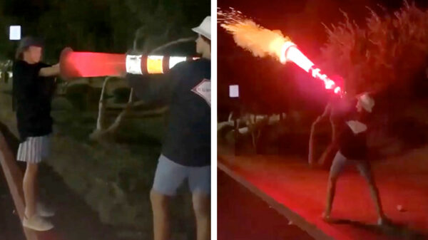 De neefjes van Darwin willen ook graag een vuurwerkje afsteken