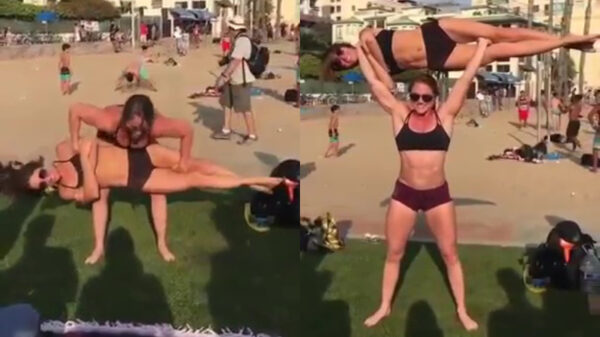 Trainen gaat prima als je je bikinivriendin bij de hand hebt