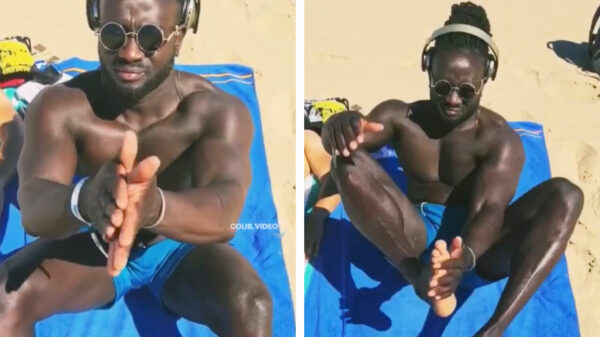 Uit de oude doos: vergeet niet overal goed te smeren tijdens het zonnen