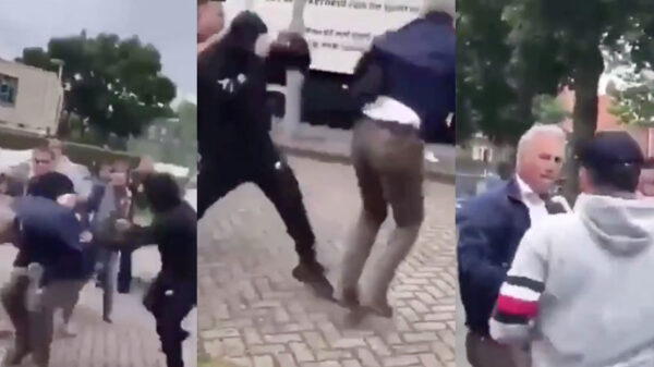 Pegida-voorman Edwin Wagensveld achtervolgd door vijftig Turkse jongeren in Eindhoven