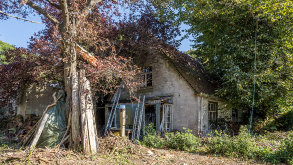 Je mag één keer raden wat je voor deze complete puinbak in Bergen moet betalen
