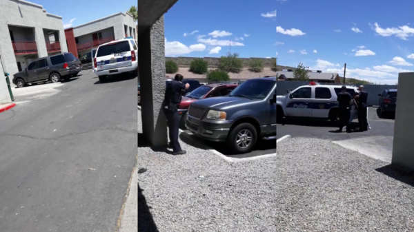 Gewapende agenten gaan in Phoenix compleet loco op zwangere vrouw met baby in haar hand
