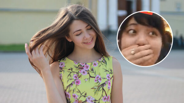 Japanse jongedame is nogal rechttoe rechtaan als ze iemand tegenkomt