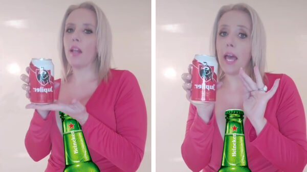 Anneke heeft een nogal duidelijke voorkeur voor Jupiler