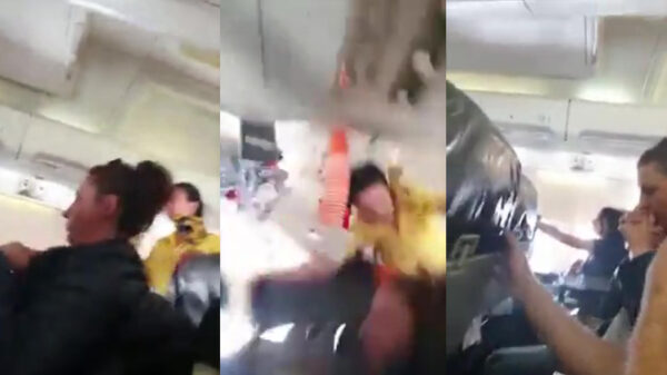 Extreme turbulentie zorgt voor vliegende passagiers