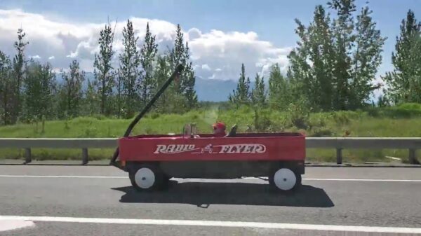 Ondertussen, op de Amerikaanse snelweg