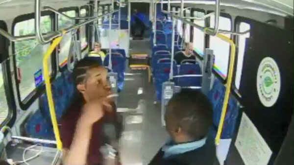 Buschauffeur is gezeik zat en gaat op de vuist met asociale tierende passagier