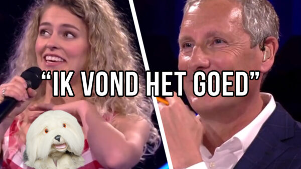 Gert Verhulst bijzonder onder de indruk van het decolleté van K2 zoekt K3-deelneemster Julia