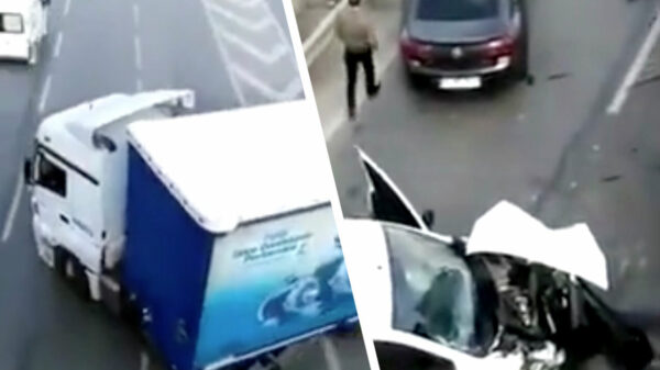 Ja joh, keer jij anders ff rustig op de weg met je tientonner