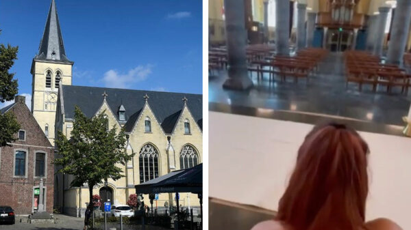 Ophef in het Belgische Bree na opgedoken natuurfilm in Sint-Michielskerk