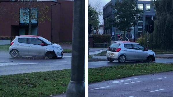 Ja joh, rijd anders even een stukje door Deventer zonder voorwiel