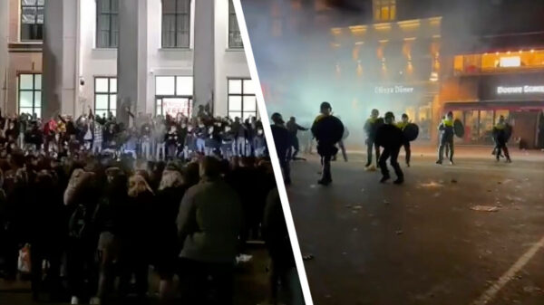 ME grijpt in bij rellen na sluiting horeca in Leeuwarden, 15 mensen gearresteerd