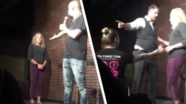 Klagende Karen wordt uit de comedyclub geknikkerd