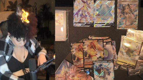 Haren van Twitcher Woofy vliegen tijdens livestream in de hens