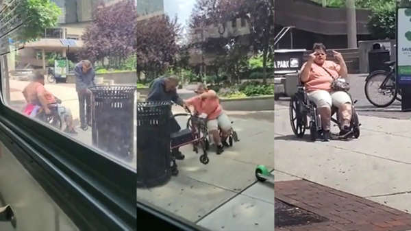 Place your bets: vrouw in rolstoel vs man met rollator