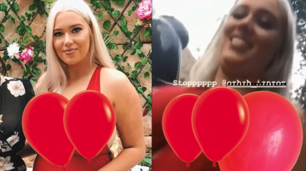 Jurkje heeft grote moeite om ballonnen niet op te laten stijgen