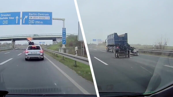 Chauffeurtipje: check altijd of je je kraan volledig hebt ingetrokken