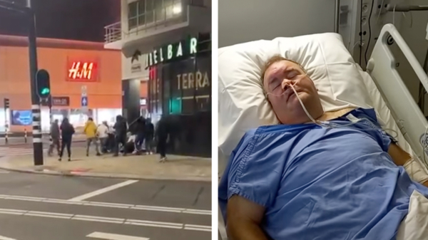 Reactie van de man die gisteravond tijdens de rellen in Rotterdam werd neergeschoten