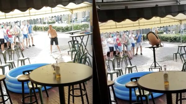 De hitte doet gekke dingen met mensen.