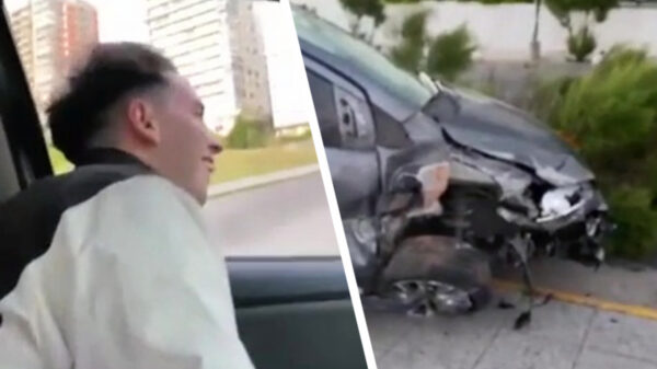 Verkeershuftertje schrijft in één klap de auto van zijn moeder af