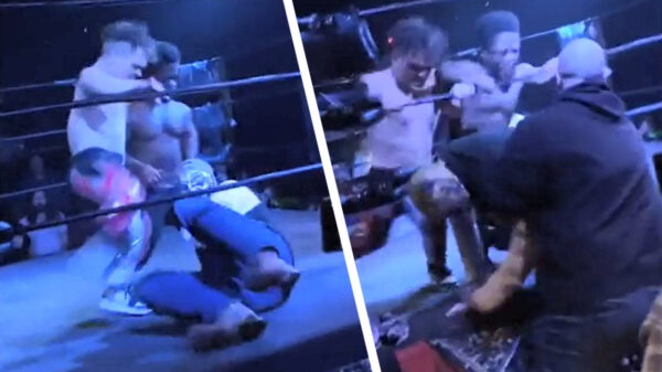 Nooit doen: in de ring stappen tijdens een dwergworstelwedstrijd