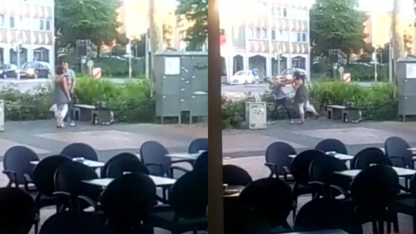 Het moment dat 'ie er achterkwam dat zijn vriendin een stevige rechtse in huis heeft